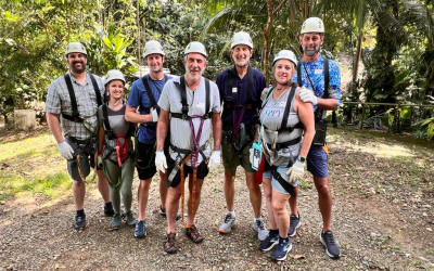 'Zipline adventure through rainforest canopy with wildlife spotting and Puntarenas coastal views - Macaws Tours by Pablo C',
